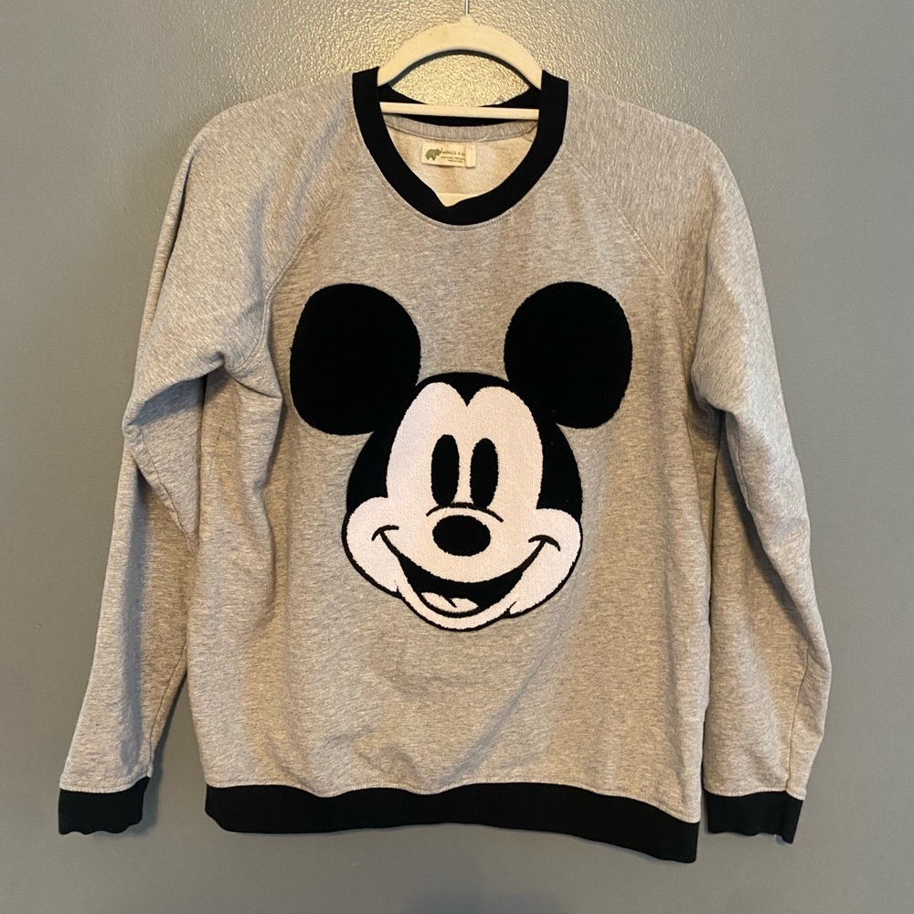 Monica & Andy Mickey Mouse Adult Sweatshirt